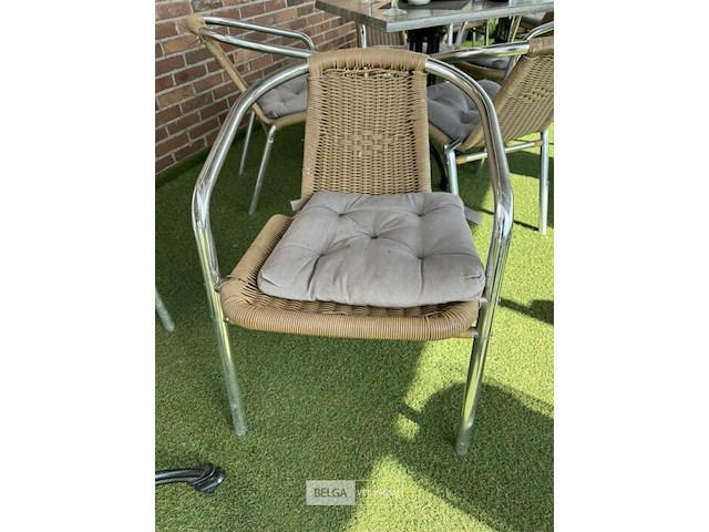 Terrasset tafel met 4 stoelen - afbeelding 6 van  6