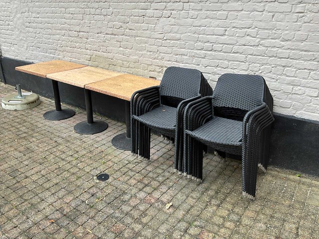 Terrastafel (7x) - afbeelding 1 van  7