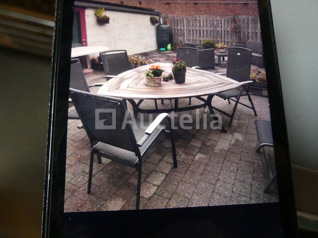 Terrastafel + fauteuils en kussens - afbeelding 1 van  3