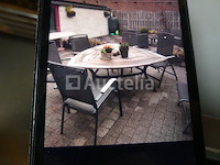 Terrastafel + fauteuils en kussens - afbeelding 1 van  3