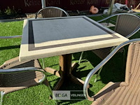 Terrastafel met 4 stoelen - afbeelding 6 van  7