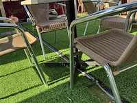 Terrastafel met 4 stoelen - afbeelding 3 van  5