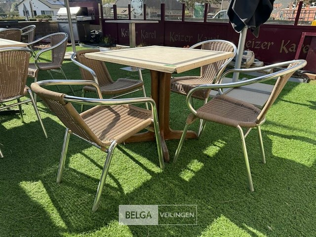 Terrastafel met 4 stoelen - afbeelding 5 van  5