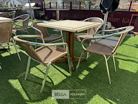 Terrastafel met 4 stoelen - afbeelding 5 van  5