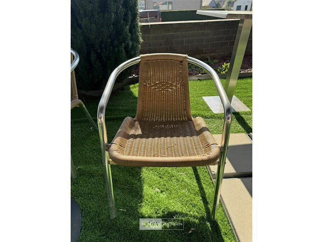 Terrastafel met 4 stoelen - afbeelding 4 van  6