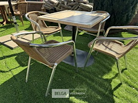 Terrastafel met 4 stoelen - afbeelding 6 van  6