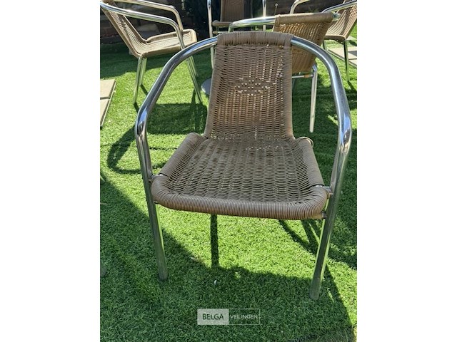 Terrastafel met 4 stoelen - afbeelding 4 van  5