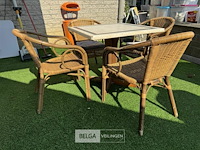 Terrastafel met 4 stoelen - afbeelding 7 van  7