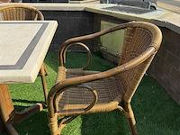 Terrastafel met 4 stoelen - afbeelding 5 van  5