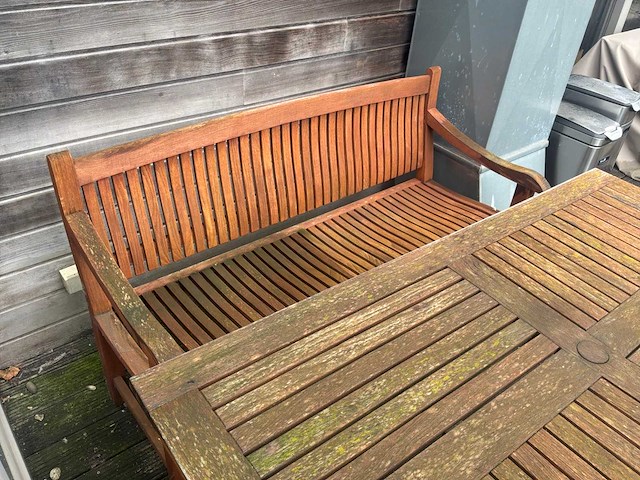 Terrastafel met bank en 2 stoelen - afbeelding 2 van  4
