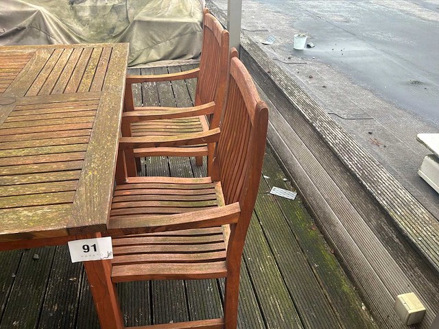 Terrastafel met bank en 2 stoelen - afbeelding 4 van  4