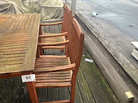 Terrastafel met bank en 2 stoelen - afbeelding 4 van  4