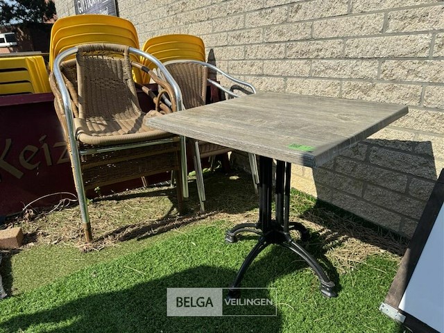 Terrastafel met div stoelen - afbeelding 4 van  5
