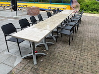Terrastafels met stoelen (14x) - afbeelding 1 van  4