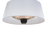 Terrasverwarmer met verlichting alix 74cm hangend - wit - afbeelding 1 van  5