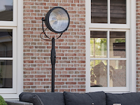 Terrasverwarmer mindy 45x210cm staand - zwart - afbeelding 6 van  7