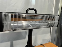Terrasverwarmer nieuw - 1500 w - draaibaar - zwart - afbeelding 3 van  5