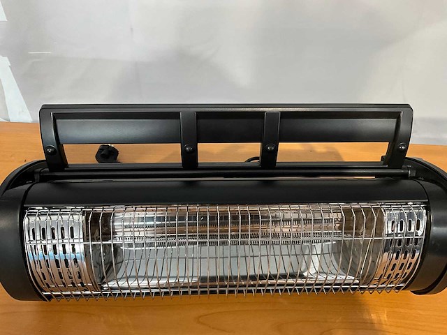 Terrasverwarmer nieuw - 19x55cm - zwart - staand of hangend - afbeelding 5 van  5