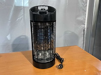 Terrasverwarmer nieuw - 23x55cm - zwart - 1500w - zwenkend - afbeelding 1 van  4