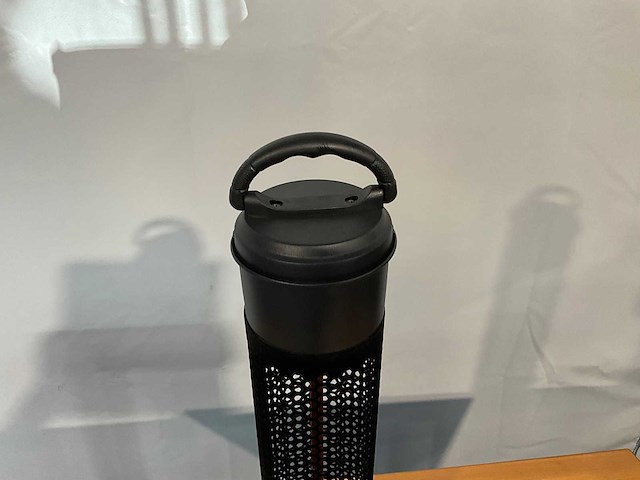Terrasverwarmer nieuw - 65x 12xm - 1500 w - zwart - afbeelding 2 van  4