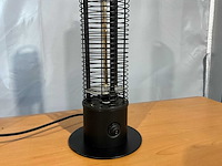 Terrasverwarmer nieuw - 66x12cm - zwart - afbeelding 2 van  3