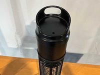 Terrasverwarmer nieuw - 66x12cm - zwart - afbeelding 3 van  3