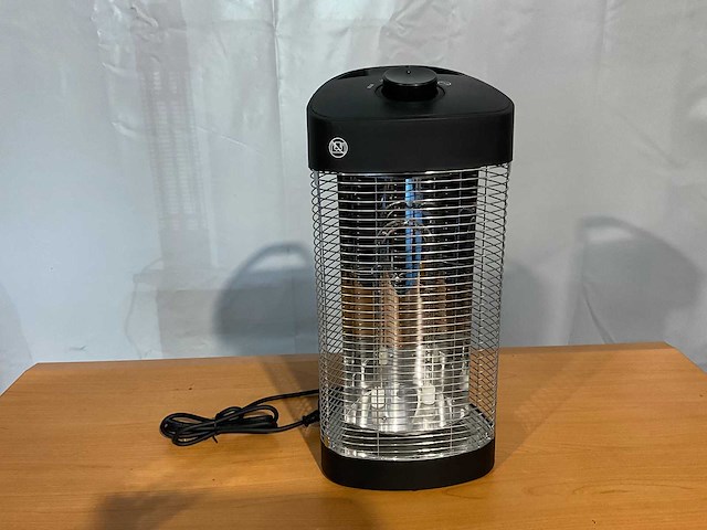 Terrasverwarmer nieuw - zwart - 23x51cm- zwenkend - afbeelding 1 van  4