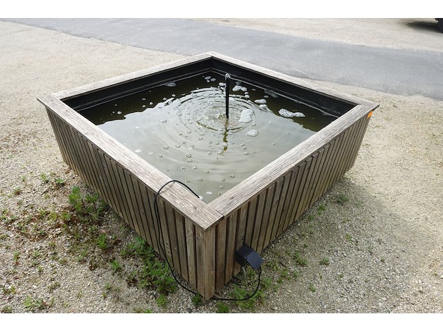 Terrasvijver met fontijn - afbeelding 3 van  3