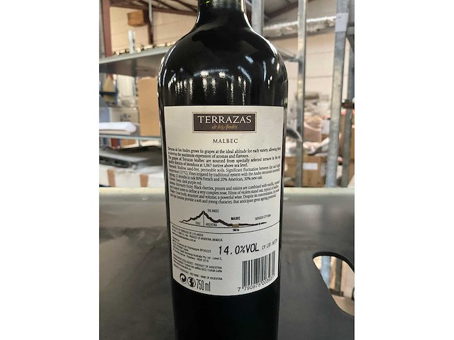 Terrazas rode wijn (6x) - afbeelding 3 van  4