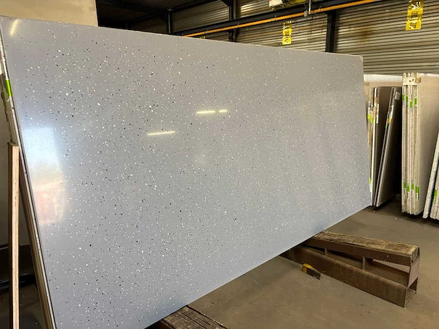 Terrazzo crea dark polished 20mm - yu005 - nature stone stock (10x) - afbeelding 2 van  2