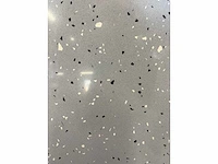 Terrazzo crea dark polished 30mm - yu005 - nature stone stock (8x) - afbeelding 1 van  2