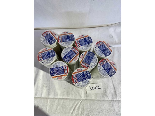 Tesa - pvc tape white 19/20 - other (100x) - afbeelding 1 van  3