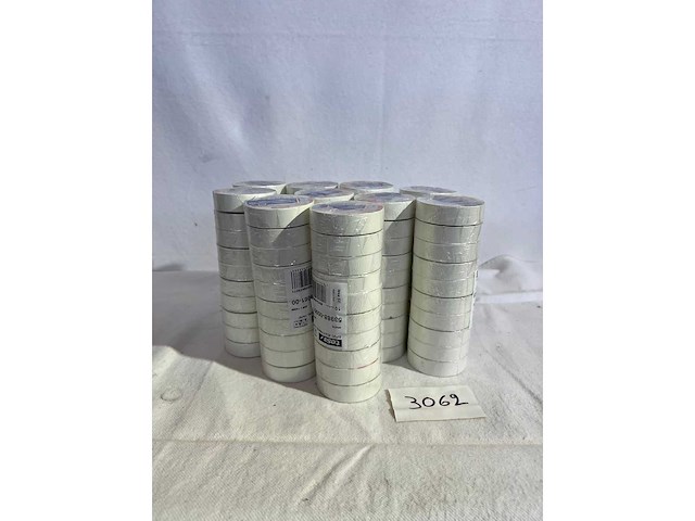 Tesa - pvc tape white 19/20 - other (100x) - afbeelding 2 van  3