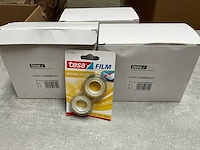 Tesa film 2x rol dubbele zijdige plakband 7,5 m x 12 mm (36x)