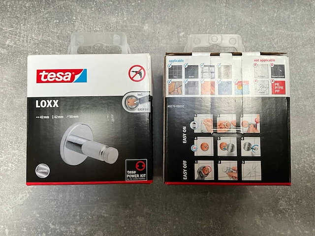 Tesa loxx easy on/easy off handdoek haak (6x) - afbeelding 3 van  4
