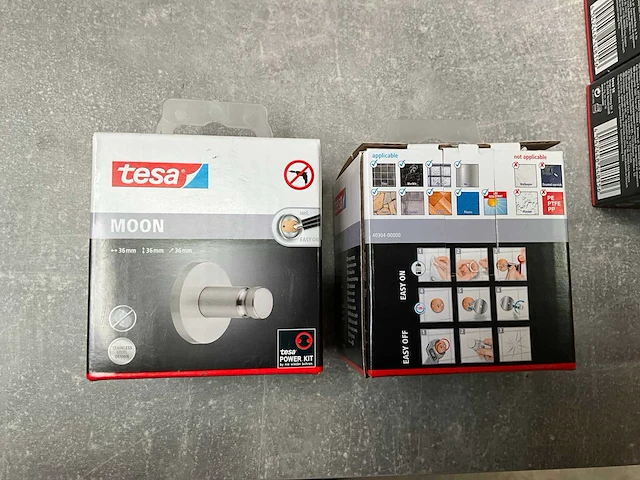 Tesa moon easy on/easy off handdoek haak (13x) - afbeelding 1 van  4