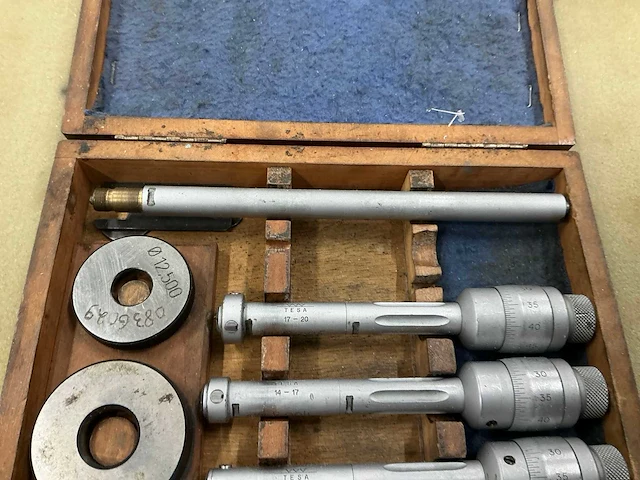 Tesa set 3-punts binnenmicrometer (2x) - afbeelding 8 van  8
