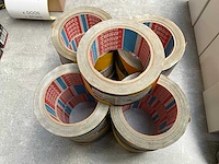 Tesa signal markeer tape geel/zwart rol 66 m x 55 mm (13x) - afbeelding 3 van  4