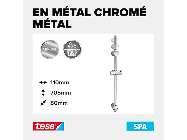 Tesa® spaa douchestang - afbeelding 2 van  2