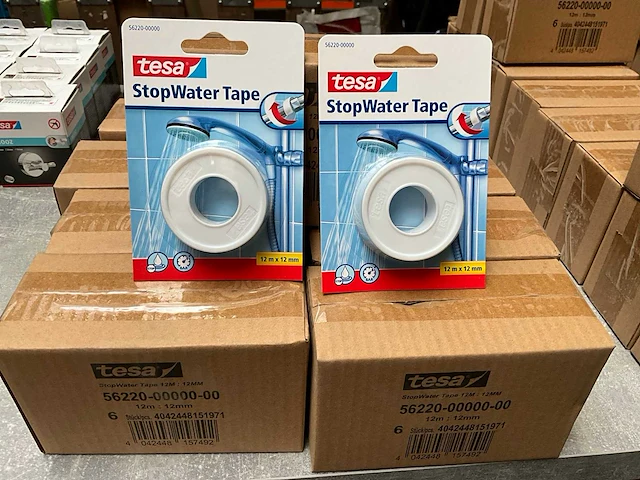 Tesa stopwater tape 12 m x 12 mm (68x) - afbeelding 1 van  3