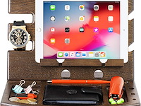 Teslyar dubbel houten docking station - afbeelding 5 van  5