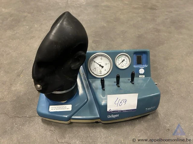 Testapparaat ademluchtbescherming dräger testor r53400, serienummer arpn-0005. werking niet gekend. - afbeelding 1 van  2