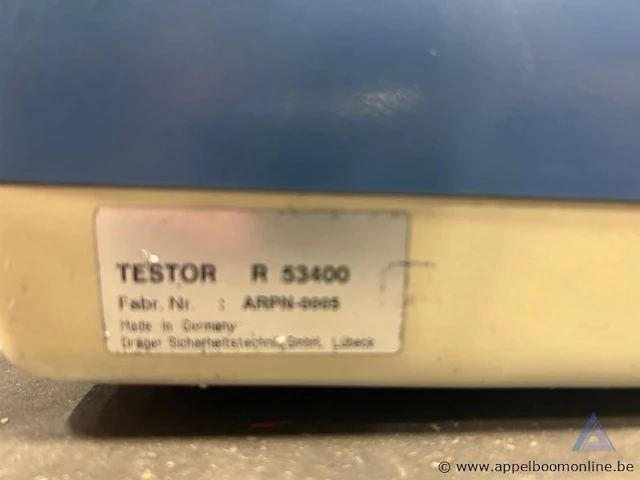 Testapparaat ademluchtbescherming dräger testor r53400, serienummer arpn-0005. werking niet gekend. - afbeelding 2 van  2