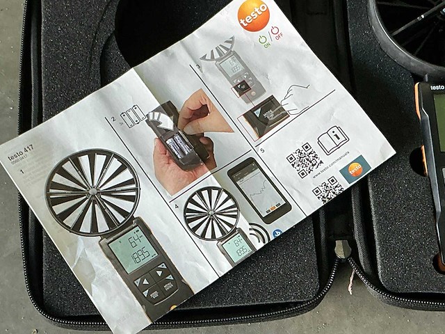 Testo 417 digitale windmeter - afbeelding 4 van  7