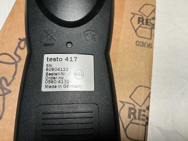 Testo 417 ventilatie-/luchtstroom meetapparatuur - afbeelding 5 van  10