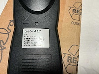 Testo 417 ventilatie-/luchtstroom meetapparatuur - afbeelding 5 van  10