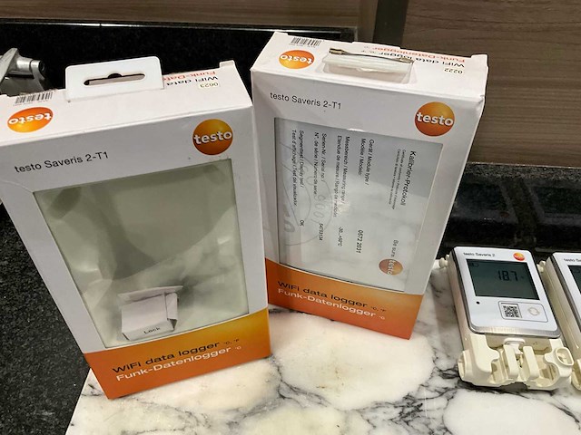 Testo saveris 2-t1 wifi datalogger / temperatuurlogger – draadloos meetsysteem – incl. houders + dozen (5x) - afbeelding 3 van  5