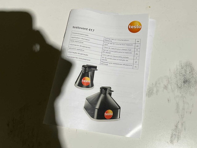 Testo testovent 417 funnelset - afbeelding 2 van  3
