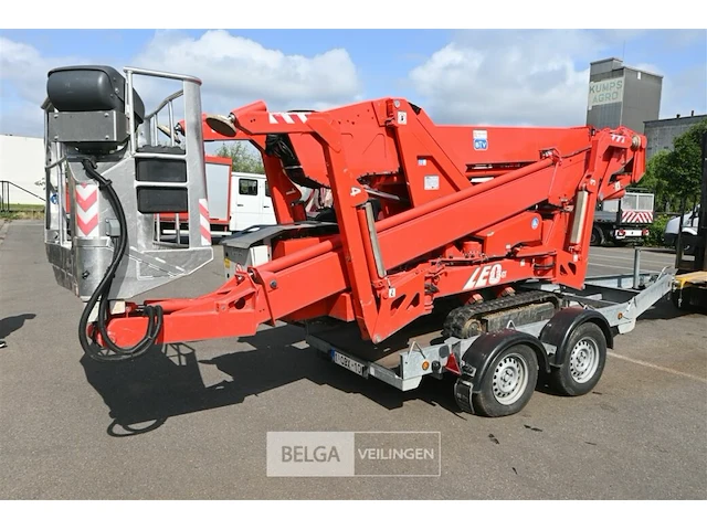 Teupen leo 23gt spiderhoogwerker + aanhangwagen - afbeelding 1 van  32