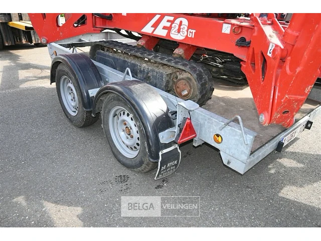 Teupen leo 23gt spiderhoogwerker + aanhangwagen - afbeelding 26 van  32